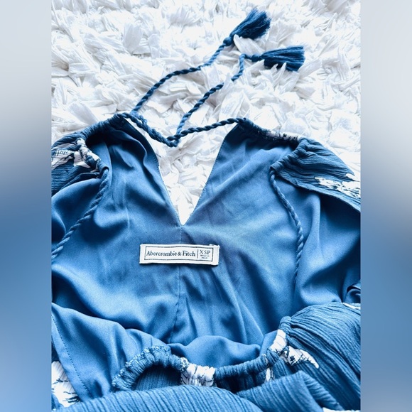 Abercrombie & Fitch Trapeze Swing Dress Floral Print Size XSP - Picture 5 of 6